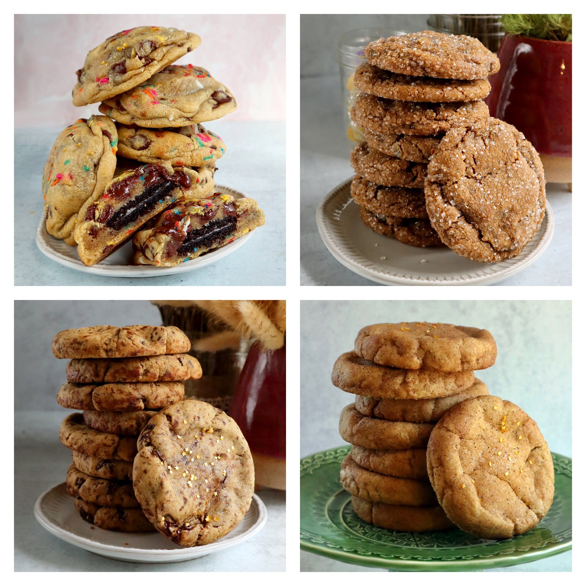 Recipe BUNDLE! Four Recipes: Chai Snickerdoodle, Mocha, Ginger and Oreo